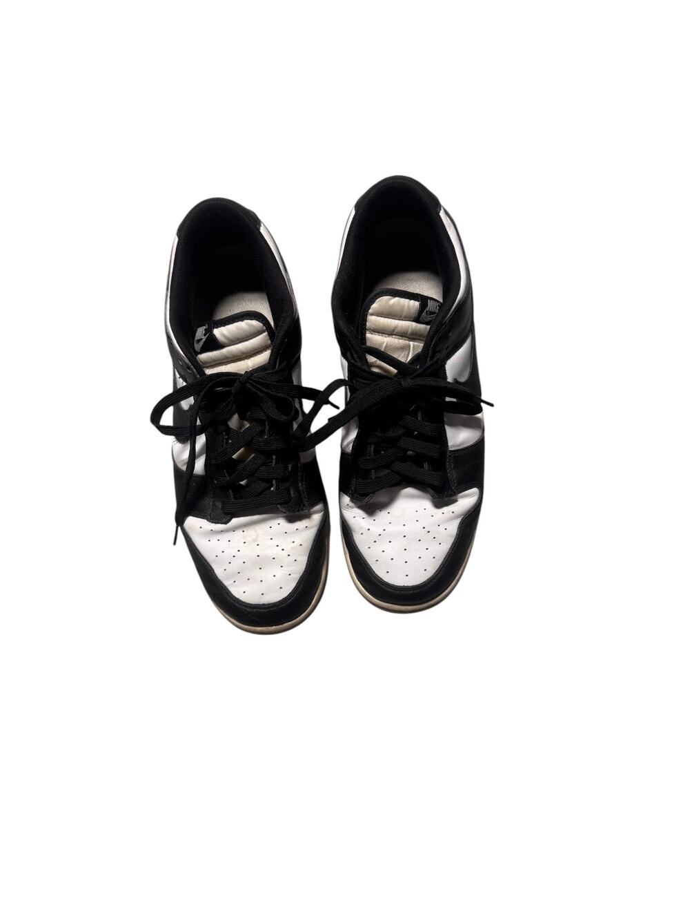 Nike Dunk Low Retro Sneaker Shoes Mens 11.5 White Black Panda Leather DD1391-100
